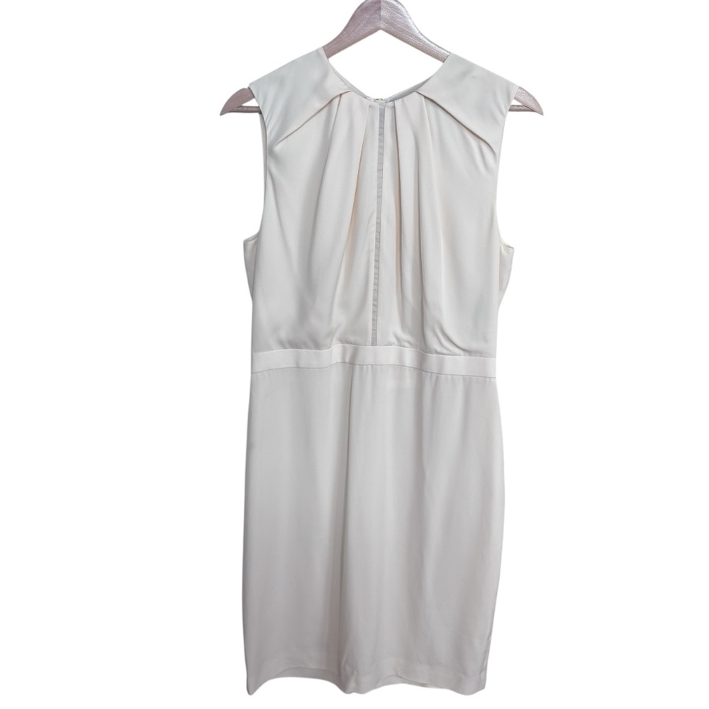 Salvatore Ferragamo Off White Silk Dress Sz 44